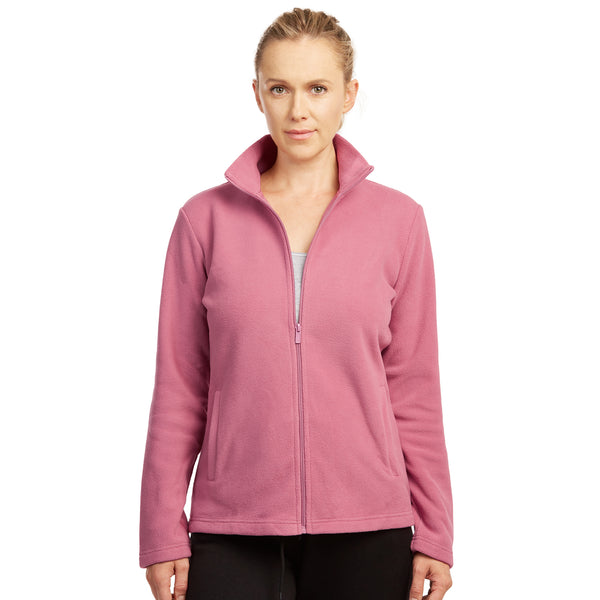 SOFRA LADIES POLAR FLEECE JACKET (LPF200/X_D.ROSE) – Uni Hosiery