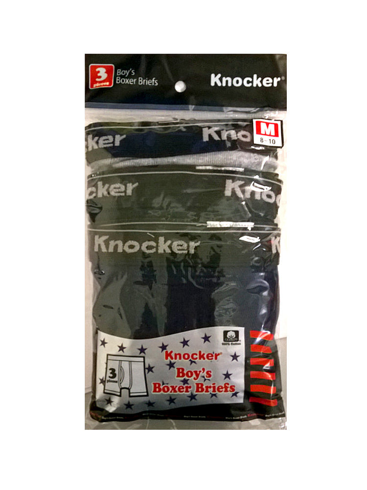 KNOCKER BOY'S COLOR BOXER BRIEFS (BBC1500)