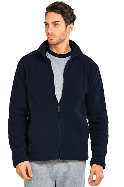 KNOCKER MEN'S POLAR FLEECE JACKET (PF2000_NAVY) – Uni Hosiery Co Inc.