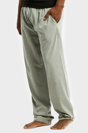 COTTONBELL MEN'S KNITTED PAJAMA PANTS (MPP200C_H.GRY)