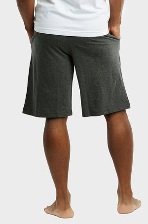COTTONBELL MEN'S KNITTED PAJAMA SHORTS (MPS200C_CHC-GR)