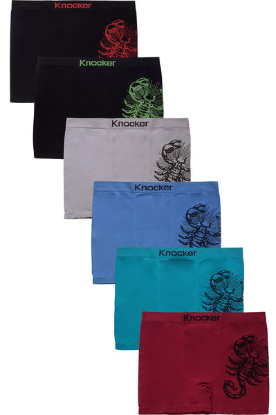 KNOCKER MEN'S SEAMLESS BOXER BRIEFS (MS065M) – Uni Hosiery Co Inc.