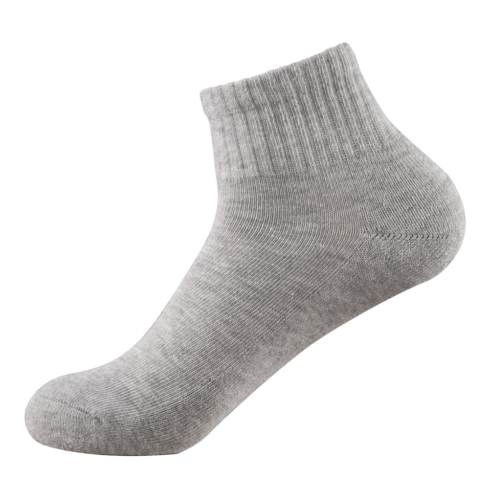 KNOCKER MEN'S HALF CUSHIONED QUARTER SOCKS (ASSTC)