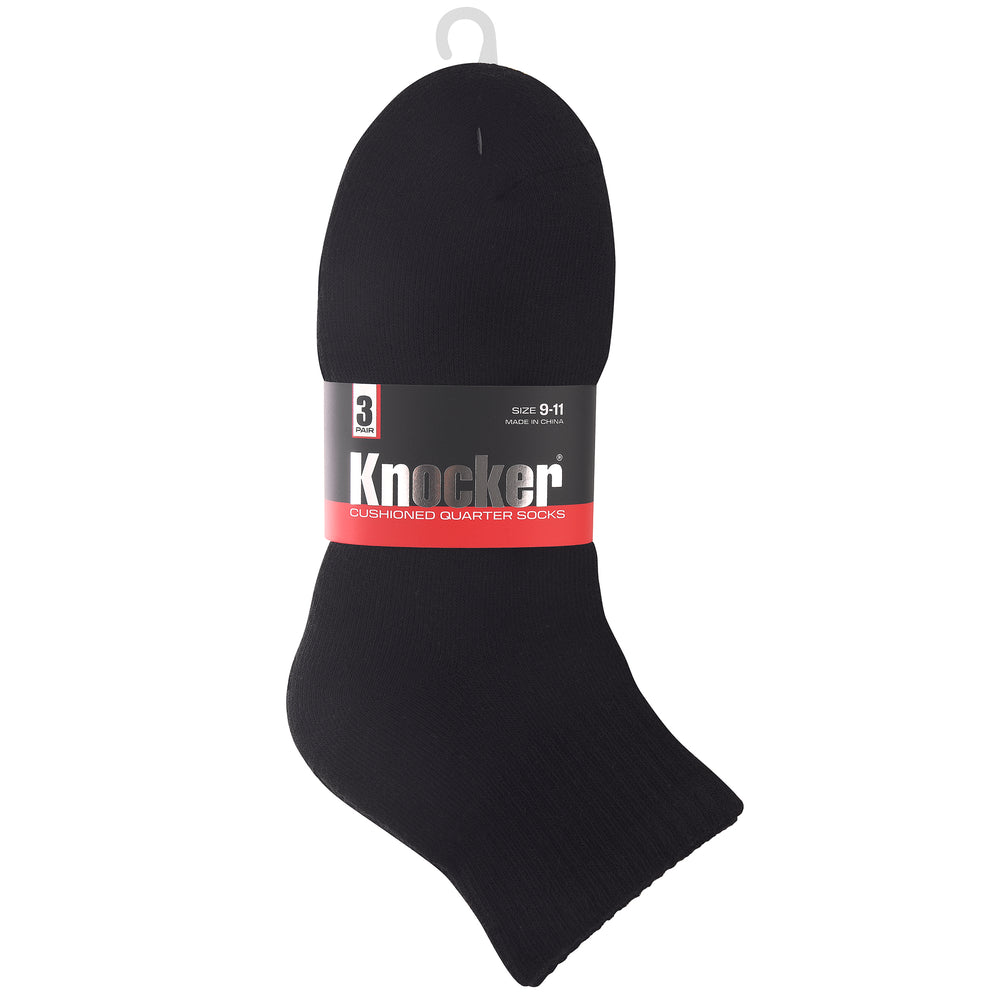 KNOCKER BOY'S AND MEN'S HALF CUSHIONED QUARTER SOCKS (BC)