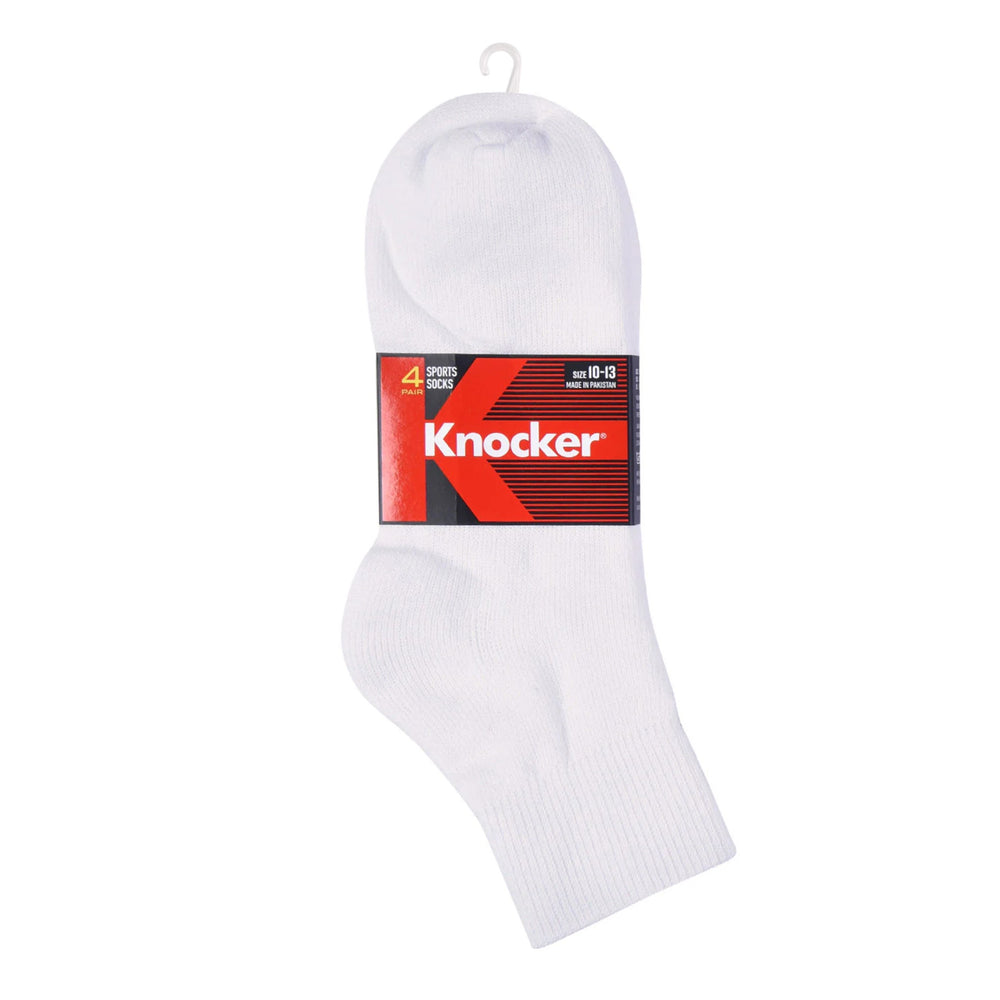 KNOCKER ANKLET SPORTS SOCKS (48523_WHITE) – Uni Hosiery Co Inc.