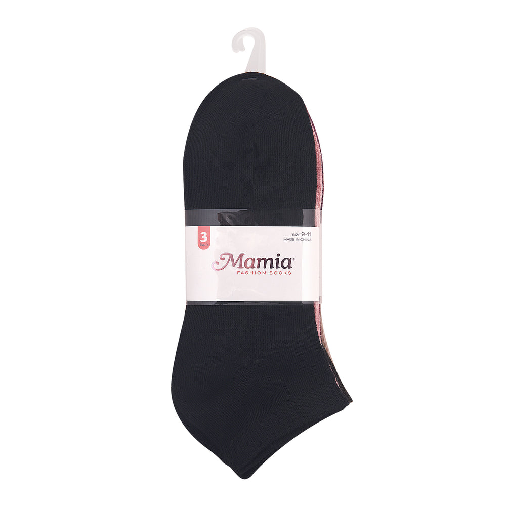 MAMIA WOMENS' SPANDEX LOW CUT SOCKS (PLAIN2)
