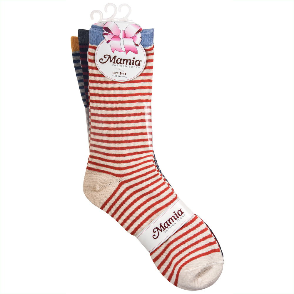 MAMIA WOMEN'S CREW SOCKS (HORIZON)