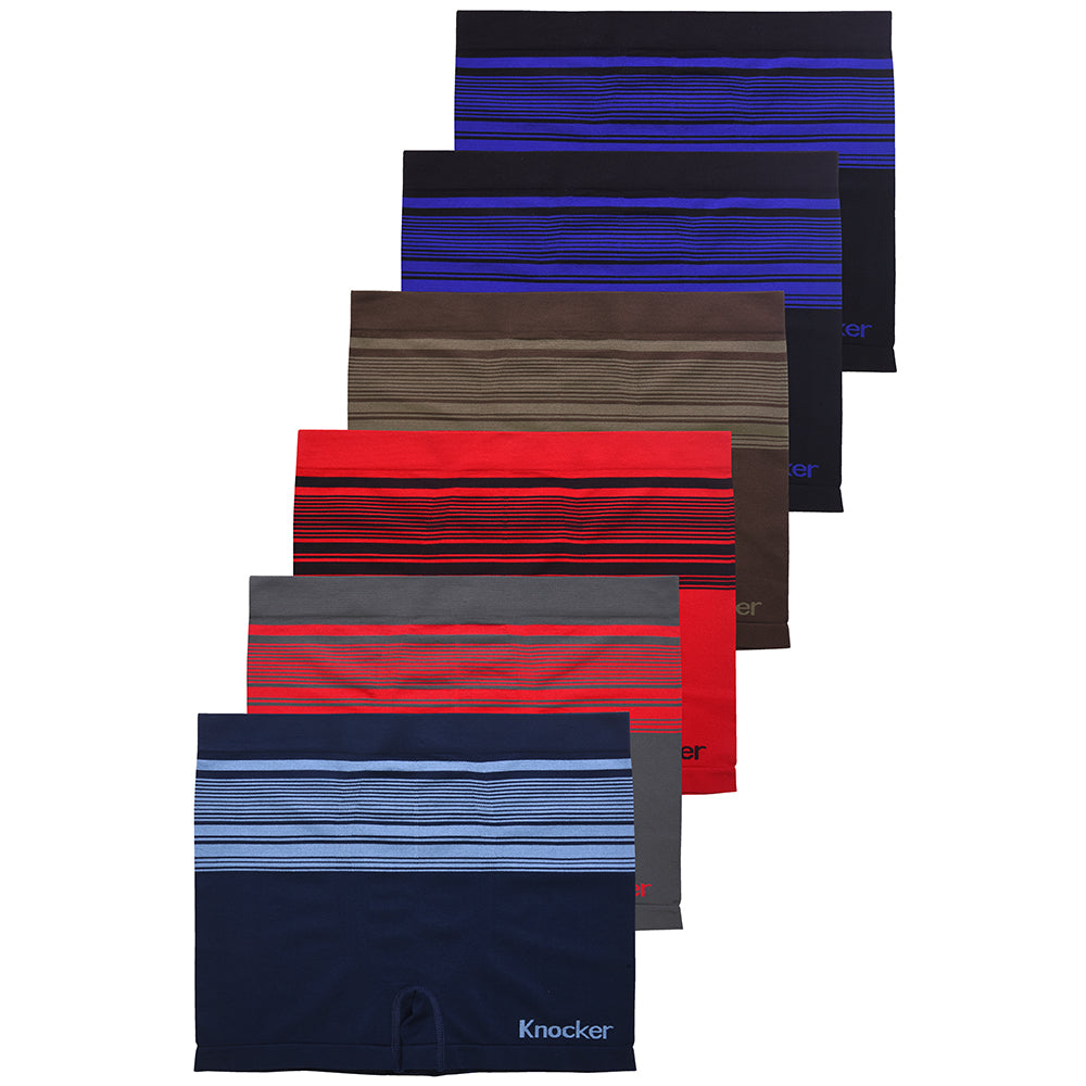 KNOCKER MEN'S SEAMLESS BOXER BRIEFS (MS031M) – Uni Hosiery Co Inc.