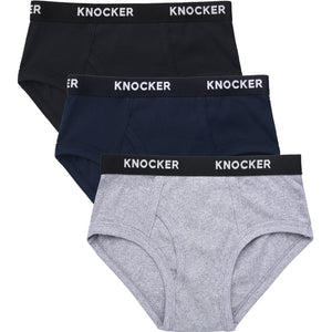 KNOCKER BOYS COTTON BAND BRIEFS (BC3400)