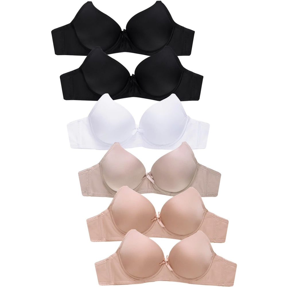 SOFRA LADIES FULL CUP PLAIN BRA (BR4150P4)