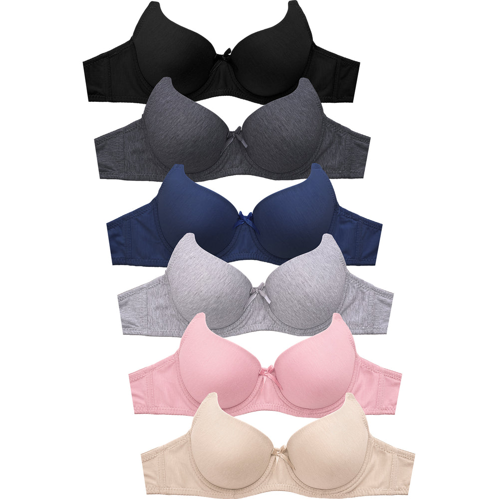 SOFRA LADIES PLAIN COTTON BRA (BR4208P1)