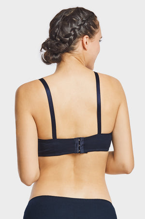 
            
                Load image into Gallery viewer, SOFRA LADIES COTTON PLAIN 3 HOOK BRA (BR4307P8)
            
        