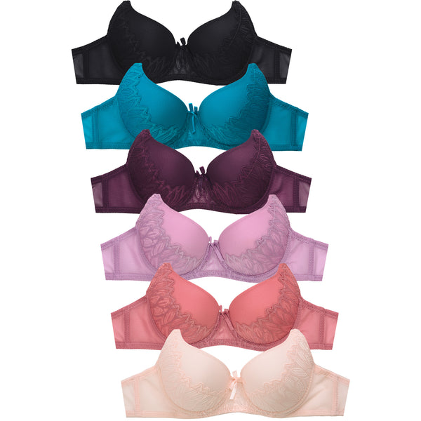 SOFRA LADIES PLAIN/LACE BRA (BR4492PL) – Uni Hosiery Co Inc.