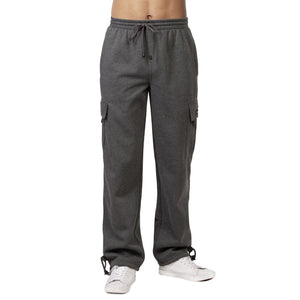 KNOCKER MEN'S FLEECE CARGO PANTS (FCP1000)