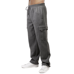 KNOCKER MEN'S FLEECE CARGO PANTS (FCP1000)