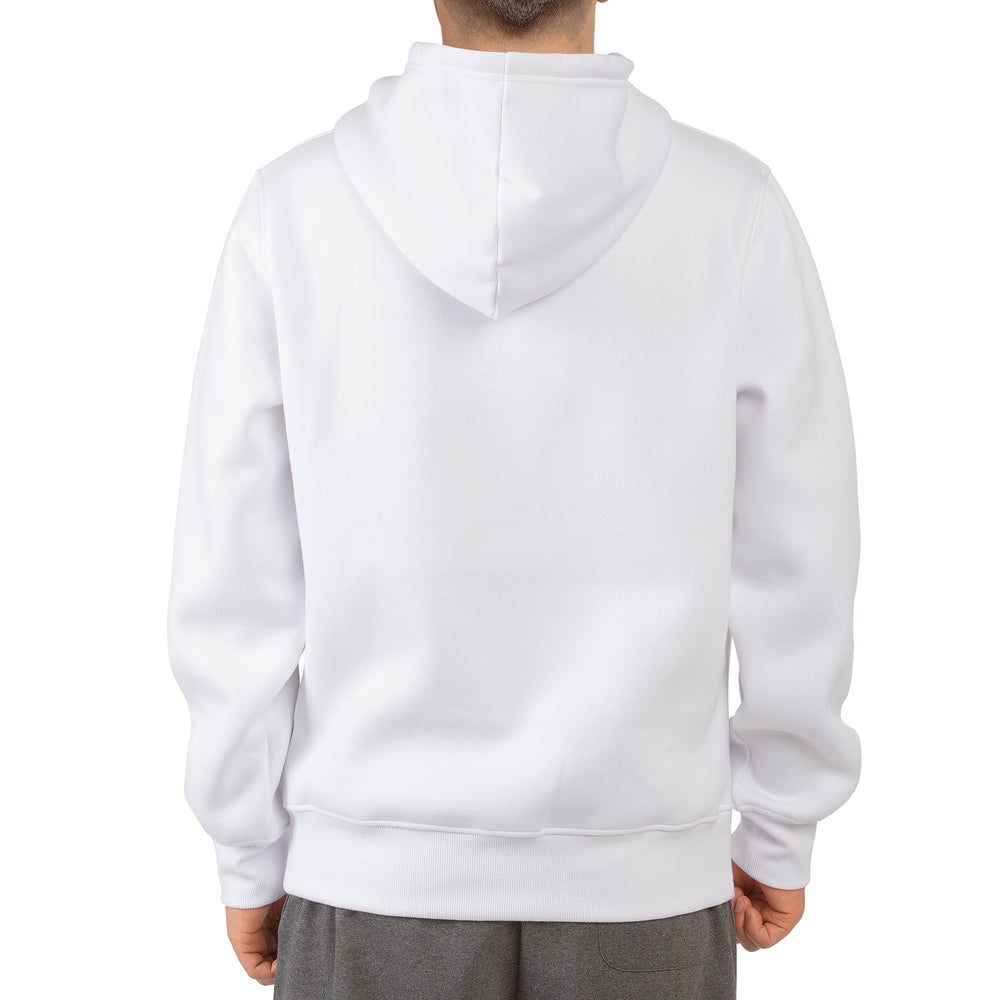 KNOCKER MEN'S HEAVY WEIGHT FLEECE ZIPPER HOODIE JACKET (HD2000_WHITE)