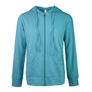 
            
                Load image into Gallery viewer, SOFRA LADIES SINGLE JERSEY ZIP-UP HOODIE JACKET (HDC7000A/XA_ST. BLUE)
            
        