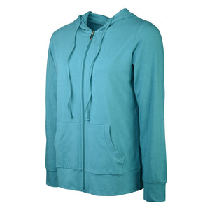 
            
                Load image into Gallery viewer, SOFRA LADIES SINGLE JERSEY ZIP-UP HOODIE JACKET (HDC7000A/XA_ST. BLUE)
            
        