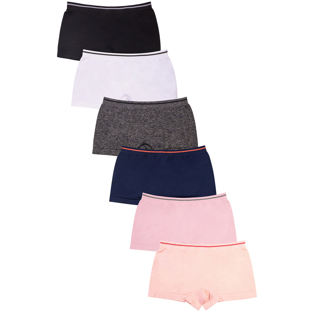 SOFRA LADIES SEAMLESS BOYSHORT PANTY (LP0239SB)