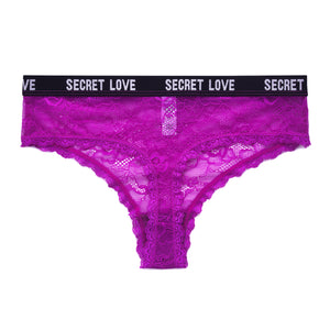 SOFRA LADIES LACE THONG PANTY (LP9094LT)