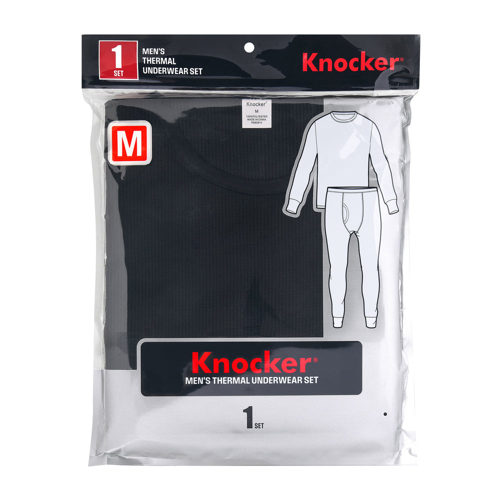 KNOCKER MEN'S THERMAL UNDERWEAR (TU001_BLACK)