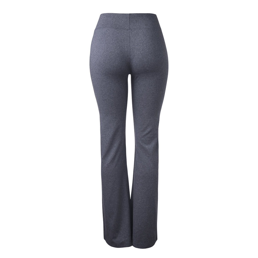 SOFRA LADIES YOGA PANTS (WP1000) - BLACK/CHC.GR/H.GREY