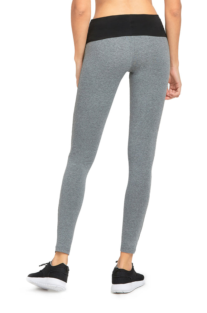 MOPAS LADIES TWO-TONE YOGA LEGGINGS (YP1002)
