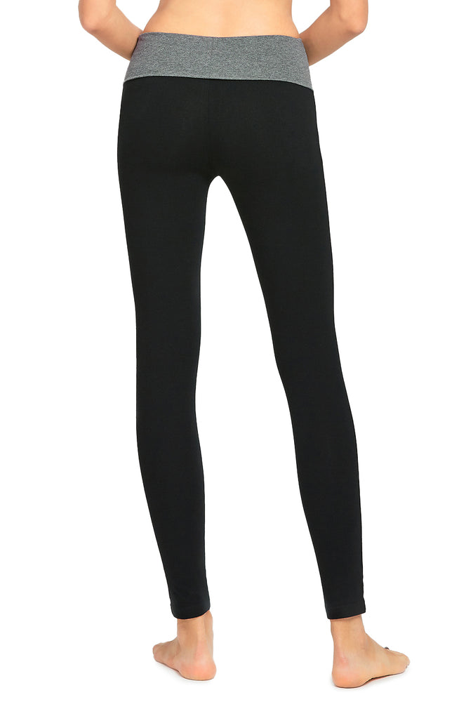MOPAS LADIES TWO-TONE YOGA LEGGINGS (YP1002)