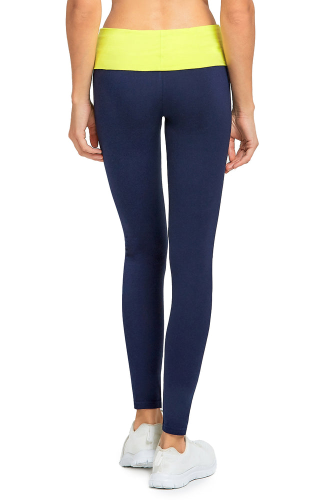 MOPAS LADIES TWO-TONE YOGA LEGGINGS (YP1002)