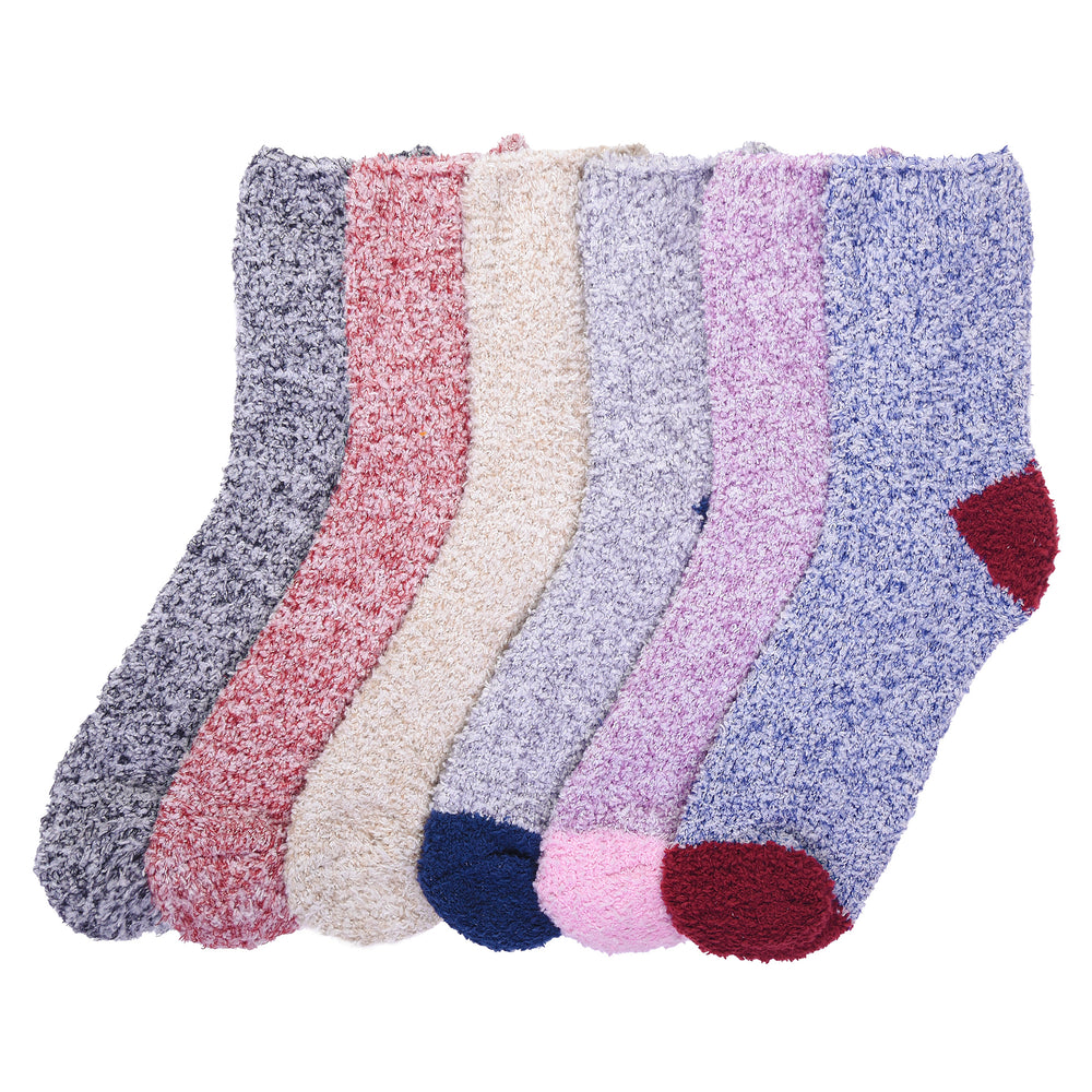 MOPAS LADIES PLUSH SOFT SOCKS (30301_MARLED)