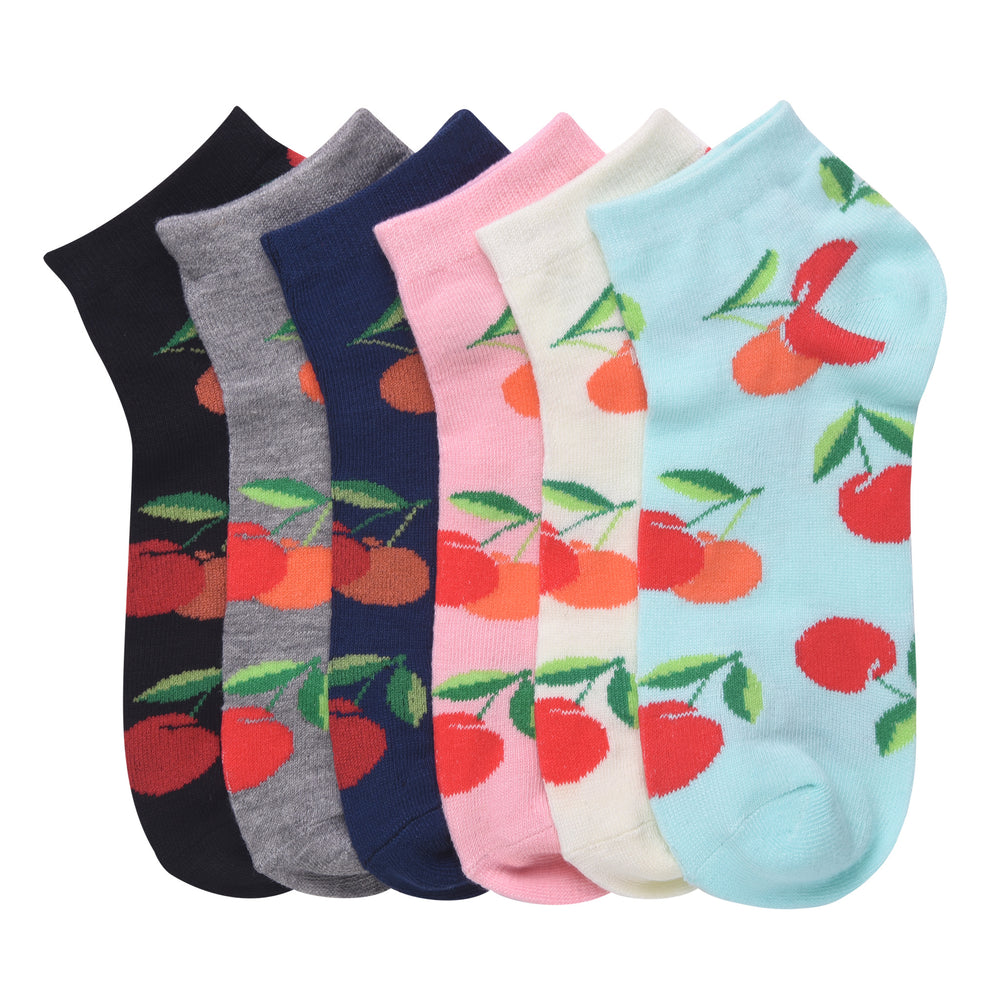 
            
                Load image into Gallery viewer, MAMIA SPANDEX SOCKS (CHERRY2)
            
        
