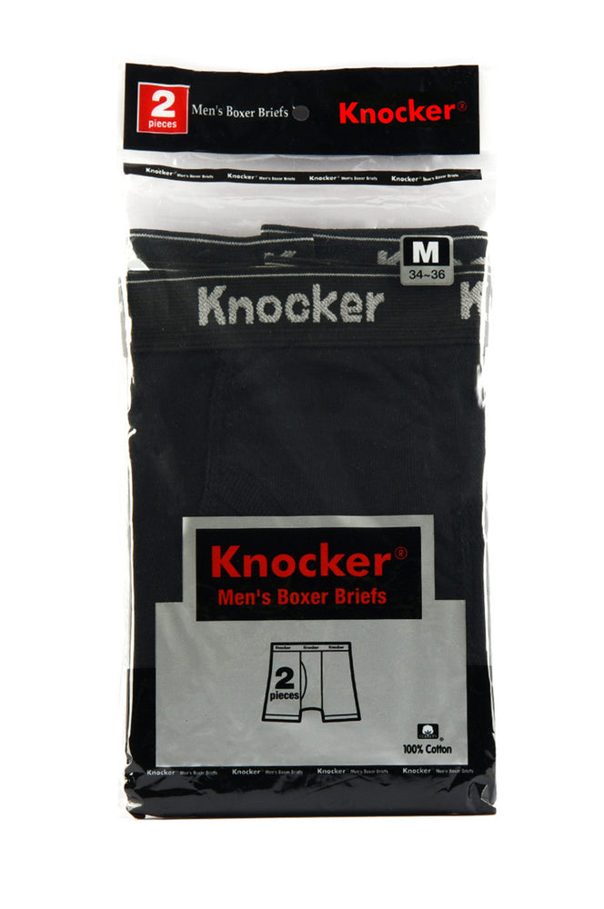 KNOCKER MEN'S COLOR BOXER BRIEFS (BBC3500)