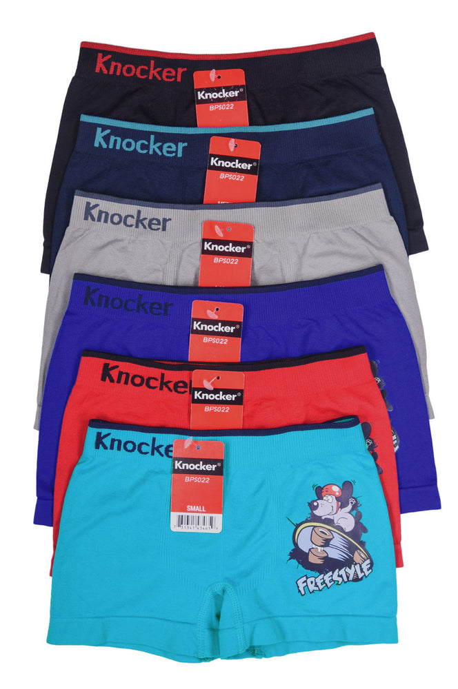 
            
                Load image into Gallery viewer, KNOCKER BOY&amp;#39;S SEAMLESS BOXER BRIEFS (BPS022)
            
        