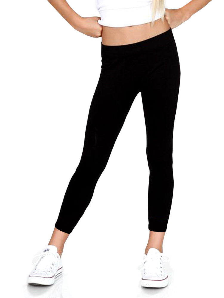 NWT SOFRA Lightweight Polyester 90% Spandex 10% Leggings FREE SIZE