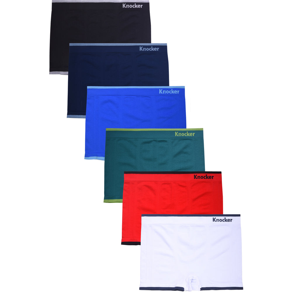 
            
                Load image into Gallery viewer, KNOCKER JUNIOR SEAMLESS BOXER BRIEFS (JPS001)
            
        