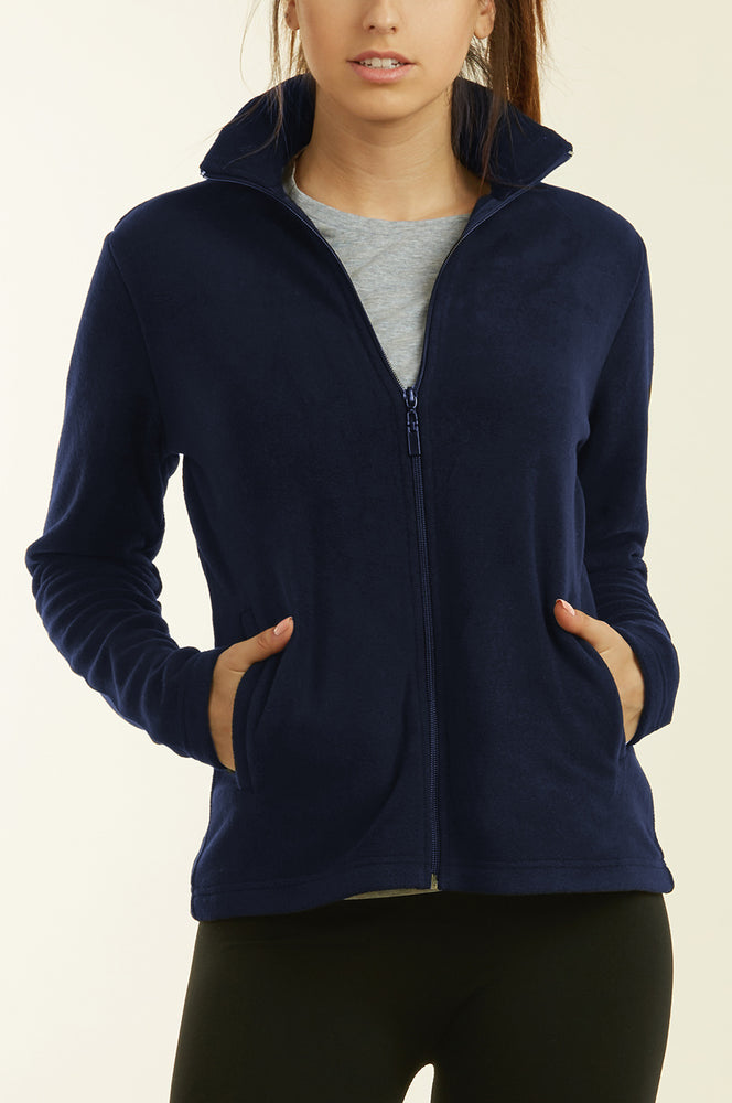 
            
                Load image into Gallery viewer, SOFRA LADIES POLAR FLEECE JACKET (LPF200_NVY)
            
        