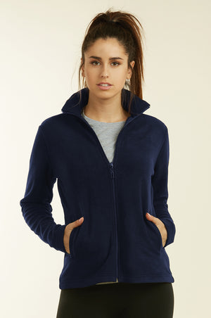 
            
                Load image into Gallery viewer, SOFRA LADIES POLAR FLEECE JACKET (LPF200_NVY)
            
        