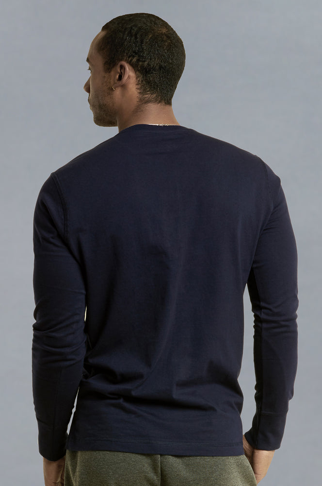 
            
                Load image into Gallery viewer, KNOCKER MEN&amp;#39;S HENLEY SHIRT (MHS001_NAVY)
            
        