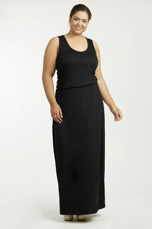 
            
                Load image into Gallery viewer, SOFRA LADIES TANK TOP DRESS W/ ELASTIC WAIST PLUS SIZE (RD004X)
            
        