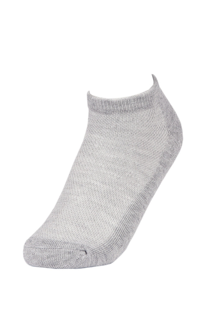 
            
                Load image into Gallery viewer, SOFRA WOMEN&amp;#39;S CUSHIONED MESH TOP NO SHOW SOCKS (SFN150_GR/H)
            
        