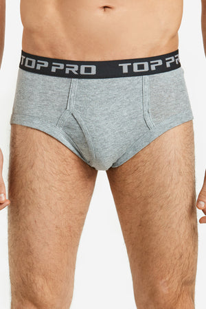 
            
                Load image into Gallery viewer, TOP PRO MEN&amp;#39;S CLASSIC BAND BRIEFS (TPUB300_GR/H)
            
        