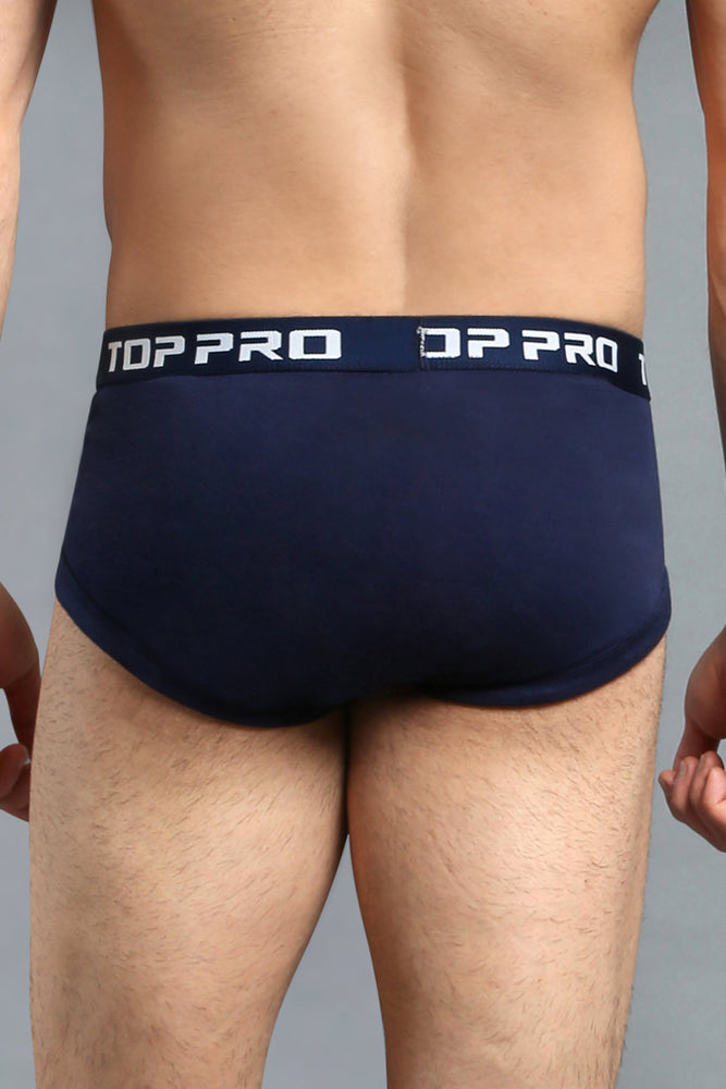 
            
                Load image into Gallery viewer, TOP PRO MEN&amp;#39;S CLASSIC BAND BRIEFS (TPUB300_NAVY)
            
        