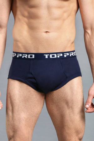 
            
                Load image into Gallery viewer, TOP PRO MEN&amp;#39;S CLASSIC BAND BRIEFS (TPUB300_NAVY)
            
        