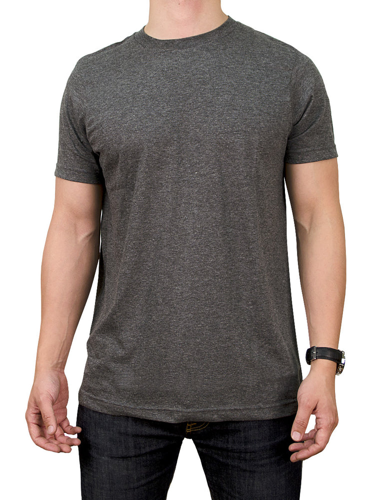 
            
                Load image into Gallery viewer, KNOCKER MEN&amp;#39;S CREW NECK T-SHIRT (TR700_CH/GR)
            
        