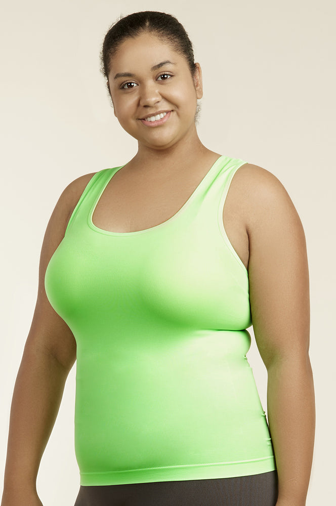 Sonoma tank top with built in bra size XL Lime color Stretch