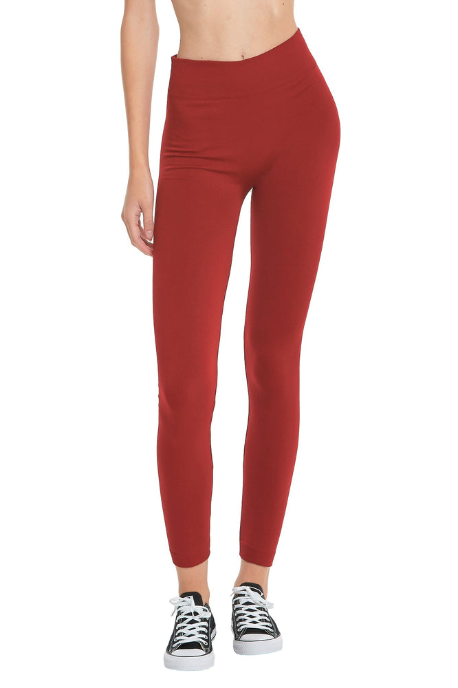 
            
                Load image into Gallery viewer, SOFRA LADIES FLEECE LINED LEGGINGS (TX700)
            
        
