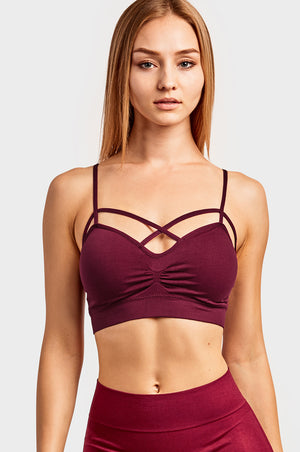 
            
                Load image into Gallery viewer, MAMIA LADIES SEAMLESS STRAPPY BRA (BR0149SP2)
            
        