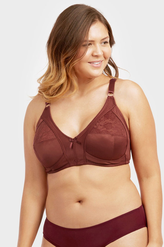 SOFRA LADIES FULL CUP NO WIRE MAMA BRA,WIDE STARP (BR1535N2)
