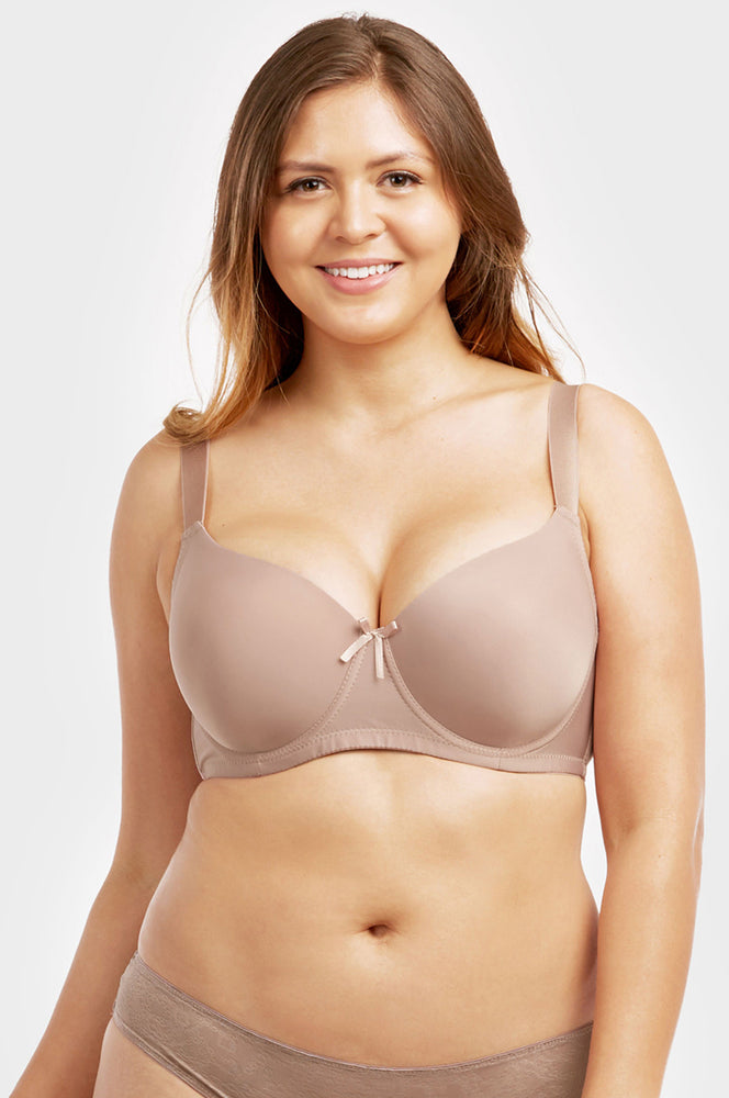 SOFRA LADIES PLAIN D CUP BRA (BR4129PD1)