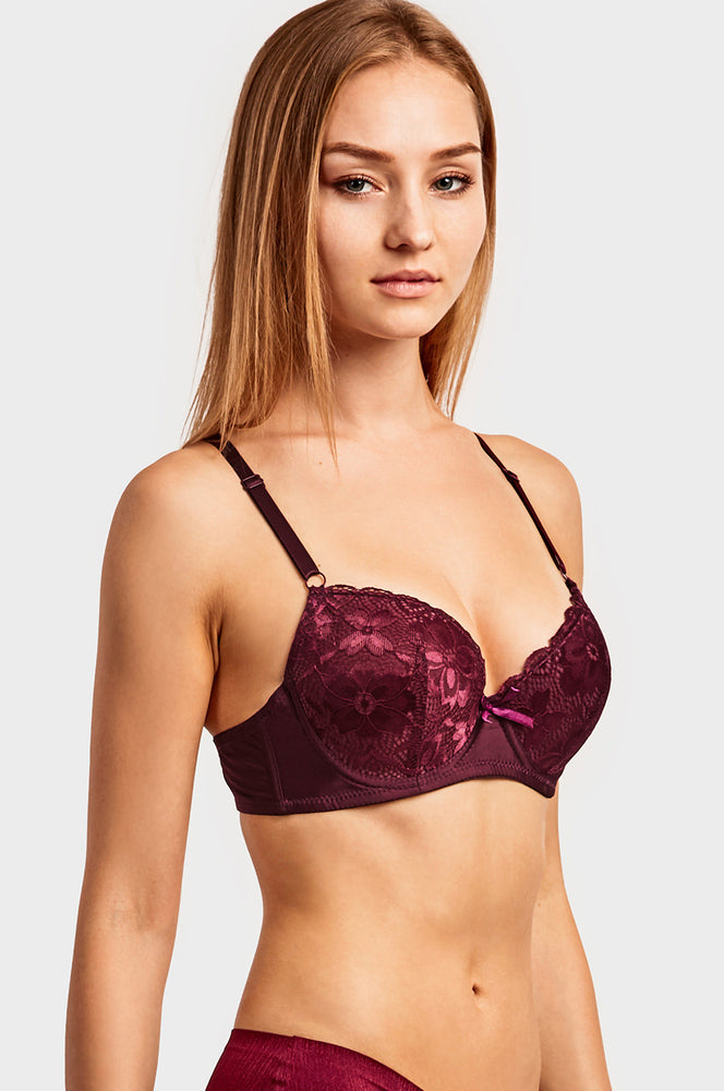 
            
                Load image into Gallery viewer, MAMIA LADIES LACE PUSH-UP BRA (BR4152LPU3)
            
        